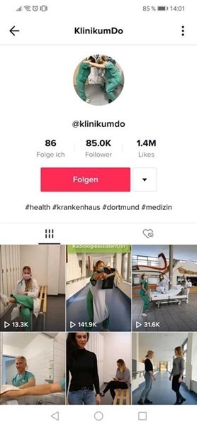 Klinikum Dortmund TikTok Karriereseite Klinikum Dortmund TikTok Karriereseite