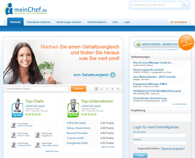 meinChef Arbeitgeberbewertungsplattform