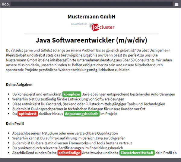 Stelleanzeigen Checkliste Stelleanzeigen Checkliste