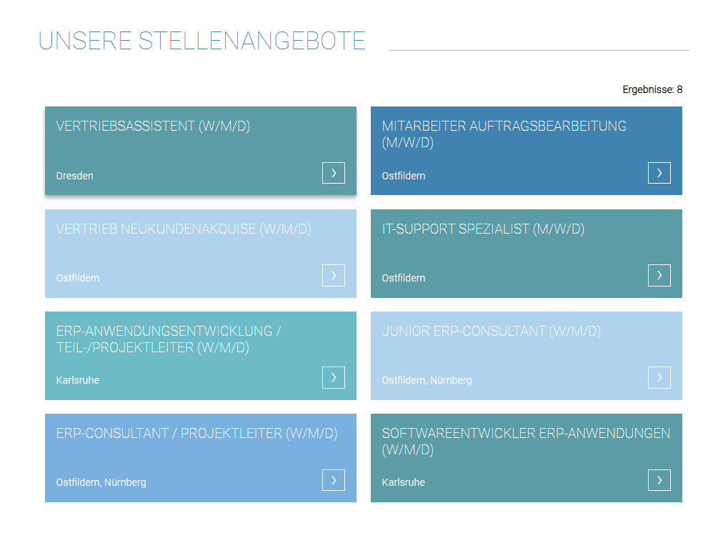 Karriereportal von PLANAT